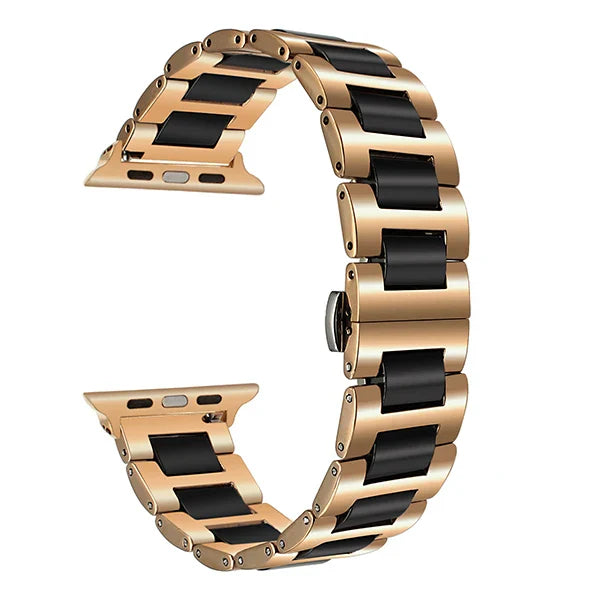 Ceramic Metal Strap for Apple Watch iWatch Series Ultra/3/2/11/10/9/8/7/6/5/4/SE