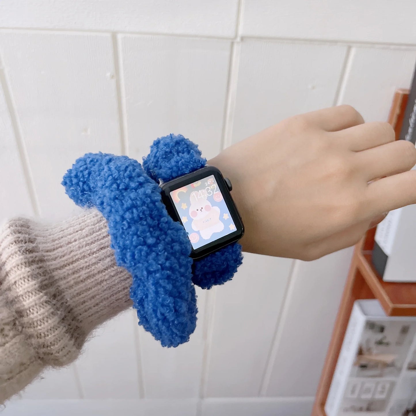 Soft Plush Loop Bracelet for Apple Watch Ultra Band 49mm 45mm 41mm 44mm 40mm 42mm 38mm Series 8/7/6/5/4/3/SE