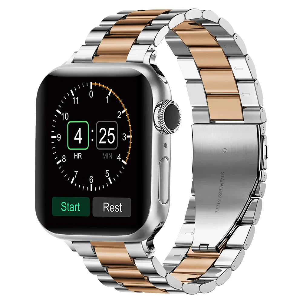 Stainless Steel Strap for Apple Watch Ultra Band 49mm 46mm 45mm 44mm 42mm 41mm 40mm Series 10/9/8/7/6/5/4/SE