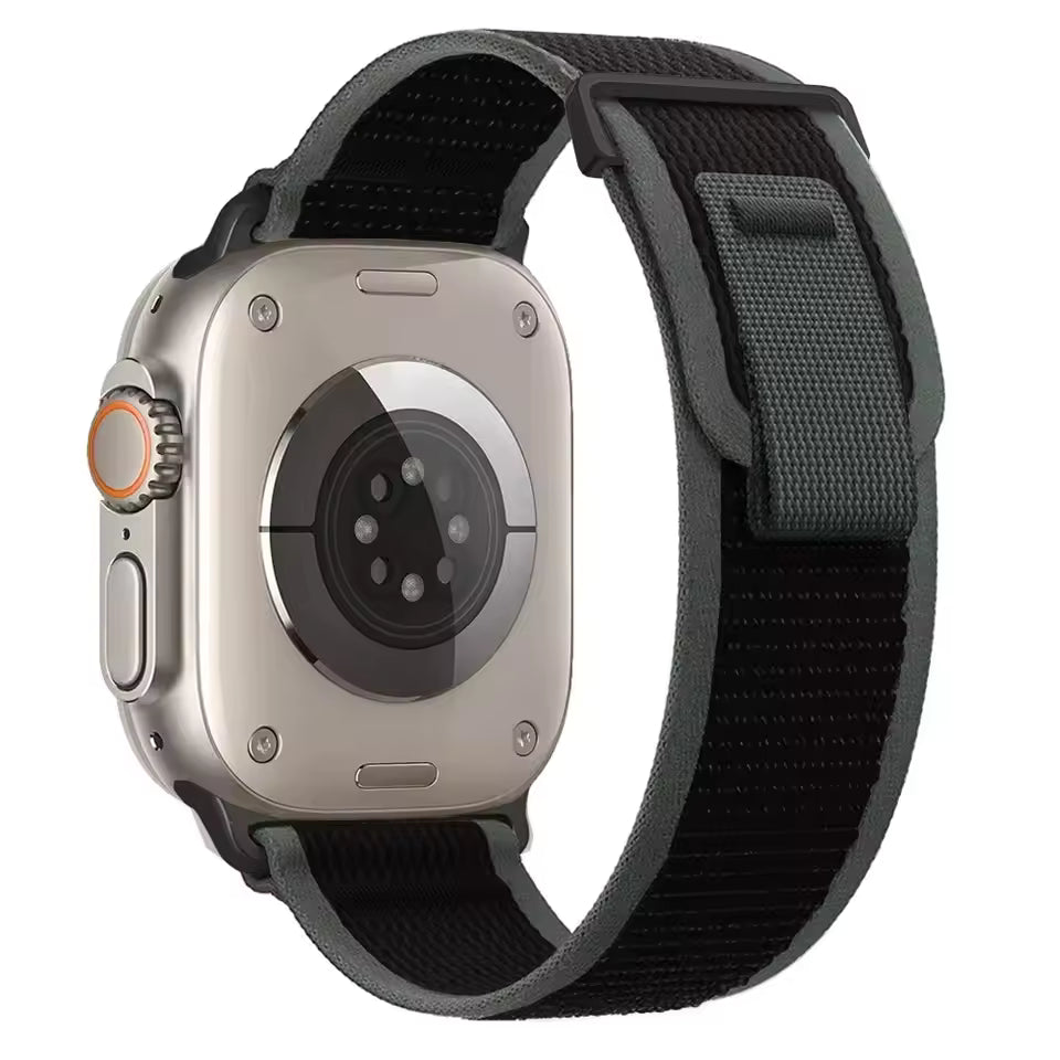 Trail Loop Nylon Strap for Apple Watch Ultra2 Band 49mm 46mm 45mm 41mm 44mm 40mm 42mm Series 10/9/8/7/6/5/4/SE
