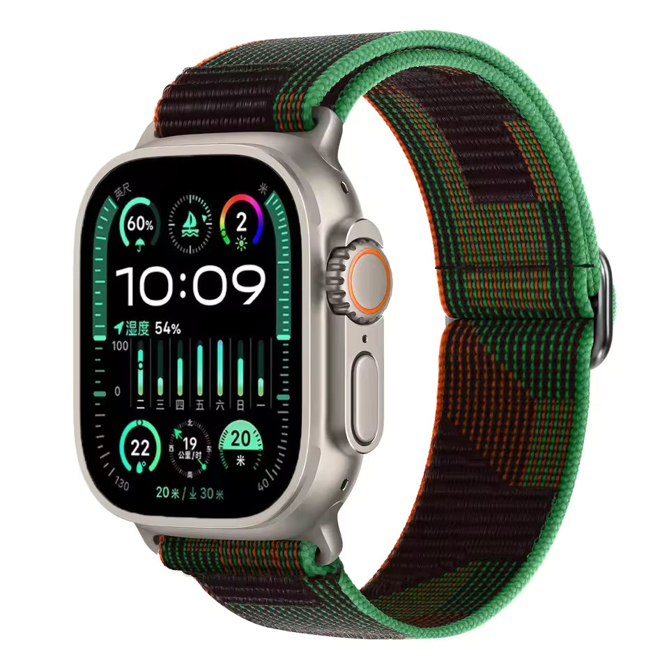 Wild Diameter Nylon Elastic Bracelet Apple Watch Band 40/41/42/44/45/46/49mm