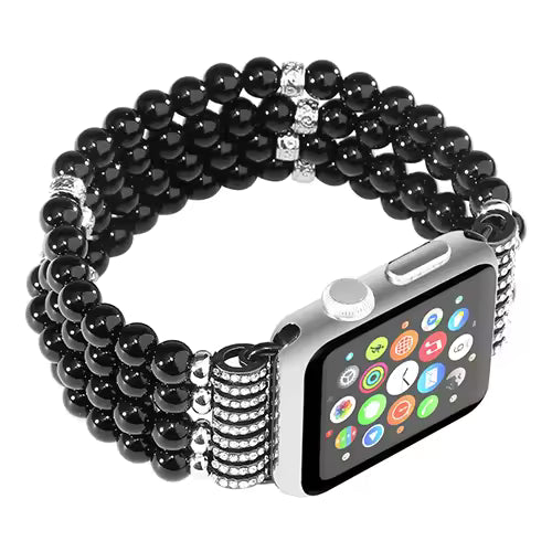 Women's Pearl Strap for Apple Watch Ultra2 Band 49mm 46mm 45mm 41mm 44mm 42mm 40mm Series 10/9/8/7/6/5/4/3/SE