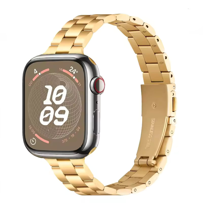 Women's Slim Stainless Steel Bracelet for Apple Watch Ultra2 Band 41mm 45mm 46mm 49mm 44mm 40mm 42mm Series 10/9/8/7/6/5/4/3/SE