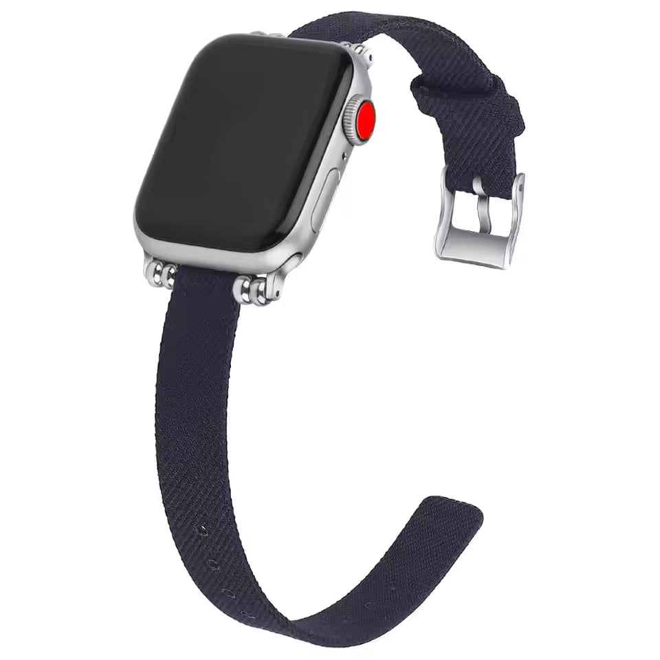 Women's Nylon Slim Apple Watch Band 40/41/42/44/45/46/49mm