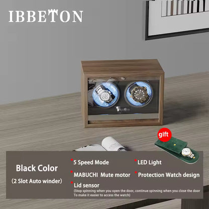 1/2/3/4/6 Slots High-End Automatic Watch Winder - Watch Box with Mabuchi Motor
