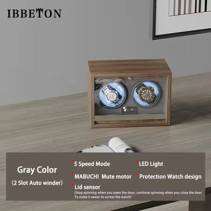 1/2/3/4/6 Slots High-End Automatic Watch Winder - Watch Box with Mabuchi Motor