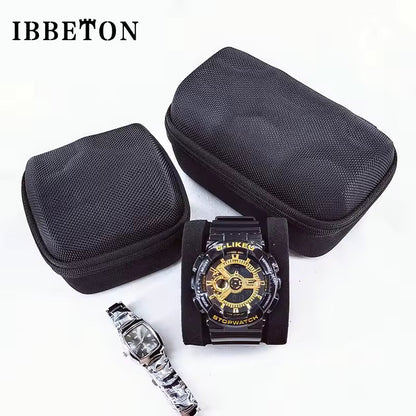 1/2/3 Slots Watch Case with Zipper - Portable Watch Storage