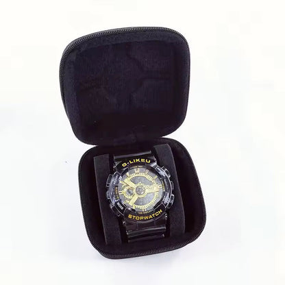 1/2/3 Slots Watch Case with Zipper - Portable Watch Storage