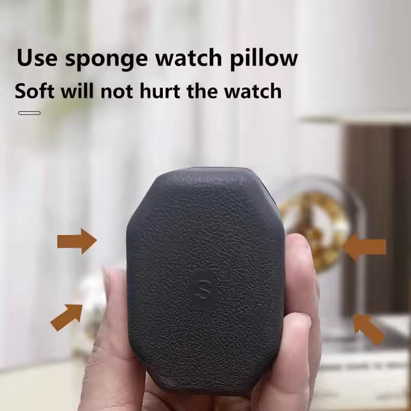 1/2/3/4/6 Slots Automatic Watch Winder - Luxury Carbon Fiber Texture Watch Box with Mute Motor