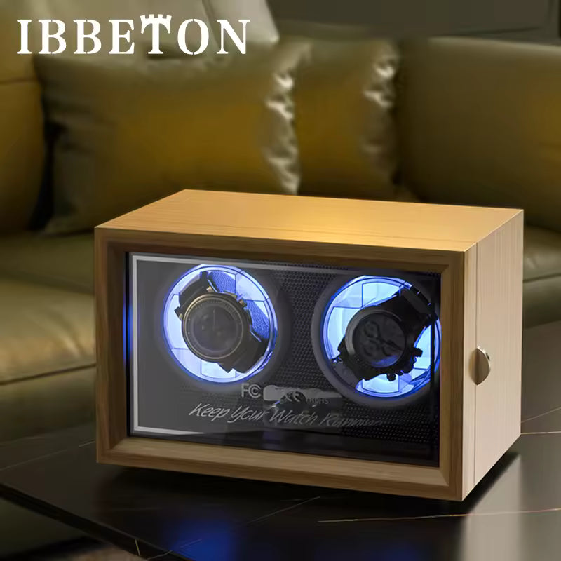 1/2/4 Slots Automatic Watch Winder - Anti-Magnetic Watch Box with Quiet Japanese Motor