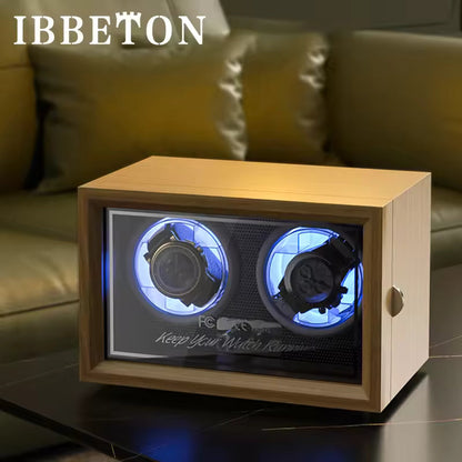 1/2/4 Slots Automatic Watch Winder - Anti-Magnetic Watch Box with Quiet Japanese Motor