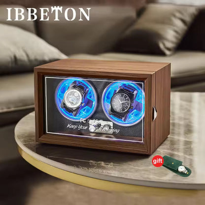 1/2/4 Slots Automatic Watch Winder - Anti-Magnetic Watch Box with Quiet Japanese Motor