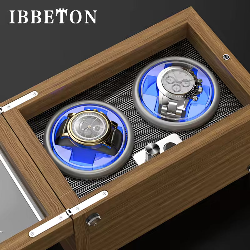 1/2/4 Slots Automatic Watch Winder - Anti-Magnetic Watch Box with Quiet Japanese Motor