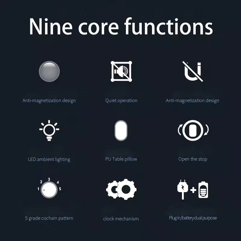 1/2 Slots Watch Winder with LED Light - PU Leather, Wood Watch Box