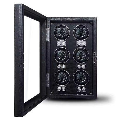 2/4/6 Slots High-End Automatic Watch Winder - Luxury Watch Box with Mabuchi Motor