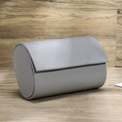 2-Slot High Quality Leather Watch Roll Case - Watch Storage for Men & Women