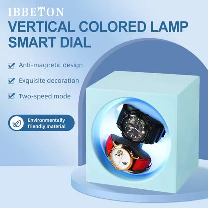 2-Slot Mechanical Watch Winder - Silent Automatic Rotator Watch Box