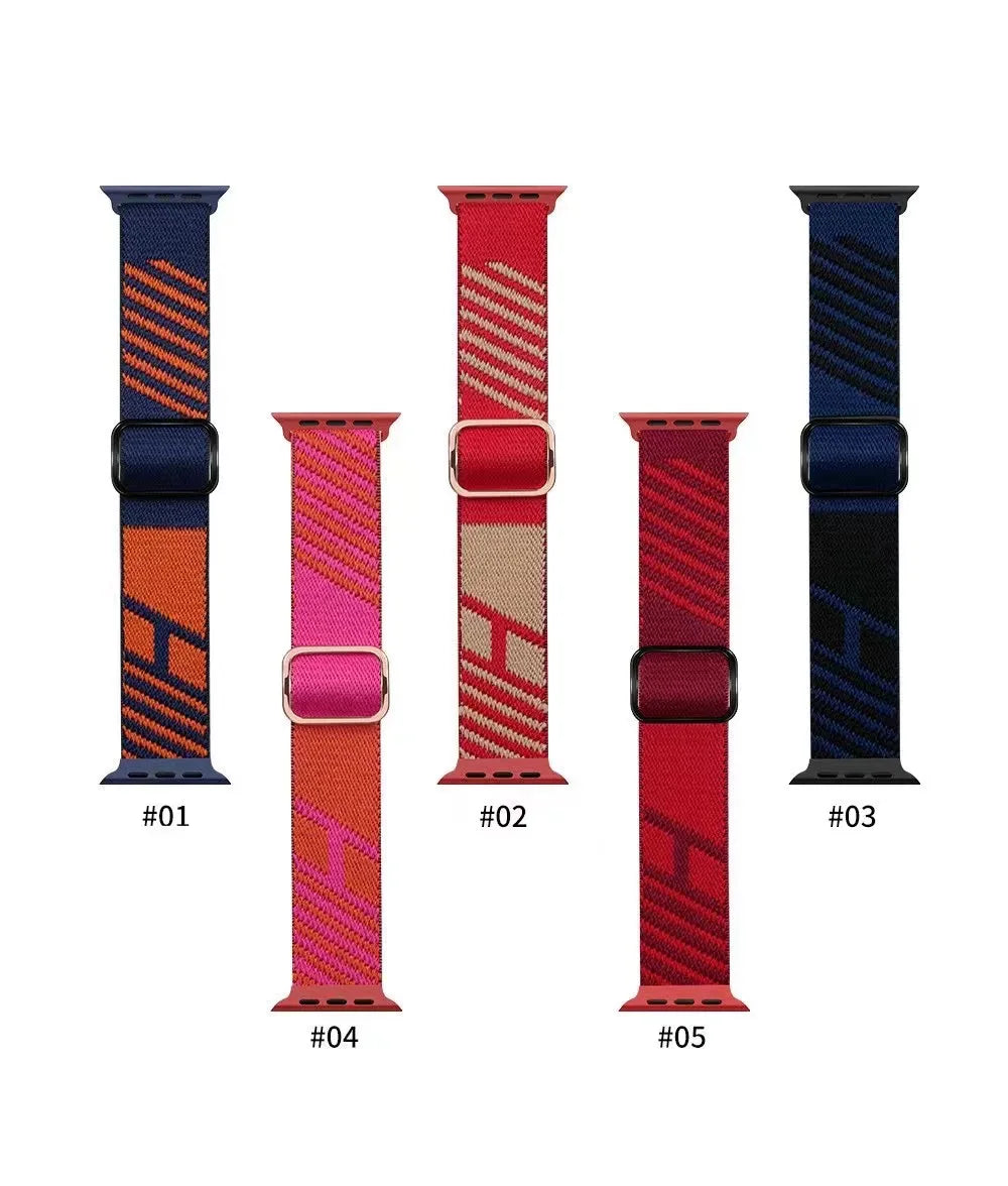 Adjustable Nylon Strap for Apple Watch Band iWatch Series Ultra/11/10/9/8/7/6/5/4/SE