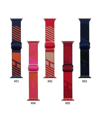 Adjustable Nylon Strap for Apple Watch Band iWatch Series Ultra/11/10/9/8/7/6/5/4/SE