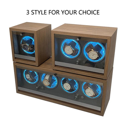 High-End Automatic Watch Winder with Start/Stop Function, Antimagnetic Protection