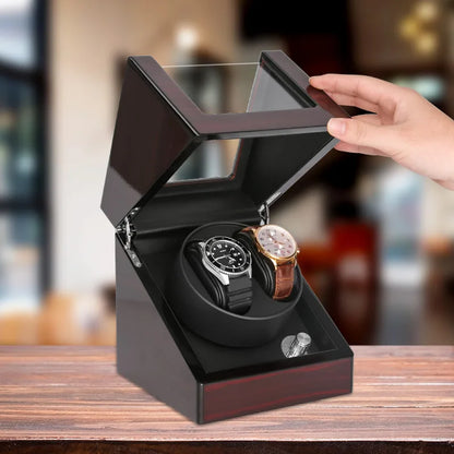 Luxury Automatic Watch Winder with USB Power Supply and Silent Motor