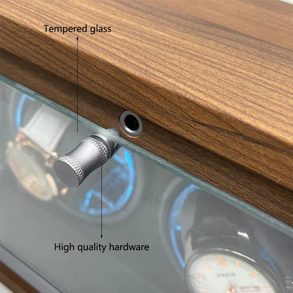 High-End Automatic Watch Winder with Start/Stop Function, Antimagnetic Protection