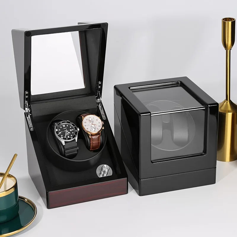 Luxury Automatic Watch Winder with USB Power Supply and Silent Motor