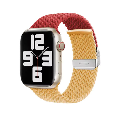 Adjustable Braided Nylon Strap for Apple Watch Ultra Band 49mm 46mm 45mm 44mm 41mm 42mm 40mm Series 11/10/9/8/7/6/5/SE