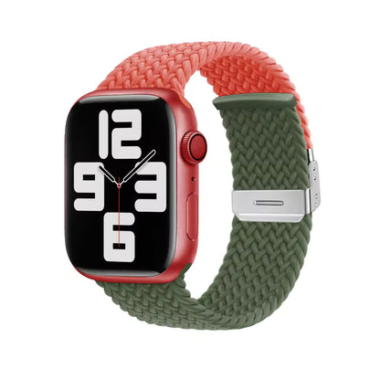 Adjustable Braided Nylon Strap for Apple Watch Ultra Band 49mm 46mm 45mm 44mm 41mm 42mm 40mm Series 11/10/9/8/7/6/5/SE