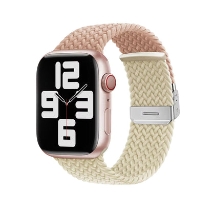 Adjustable Braided Nylon Strap for Apple Watch Ultra Band 49mm 46mm 45mm 44mm 41mm 42mm 40mm Series 11/10/9/8/7/6/5/SE