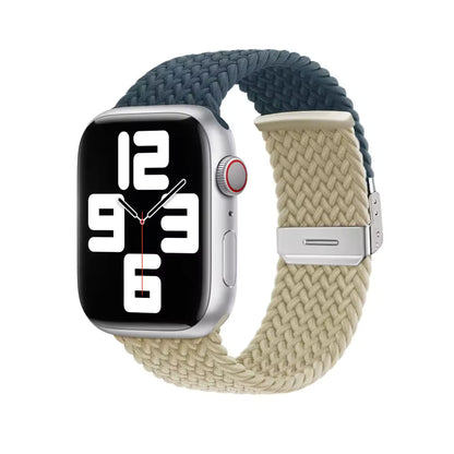 Adjustable Braided Nylon Strap for Apple Watch Ultra Band 49mm 46mm 45mm 44mm 41mm 42mm 40mm Series 11/10/9/8/7/6/5/SE