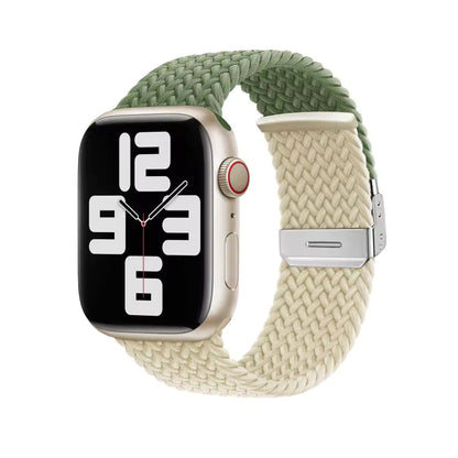 Adjustable Braided Nylon Strap for Apple Watch Ultra Band 49mm 46mm 45mm 44mm 41mm 42mm 40mm Series 11/10/9/8/7/6/5/SE