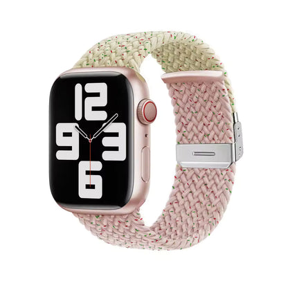Adjustable Braided Nylon Strap for Apple Watch Ultra Band 49mm 46mm 45mm 44mm 41mm 42mm 40mm Series 11/10/9/8/7/6/5/SE