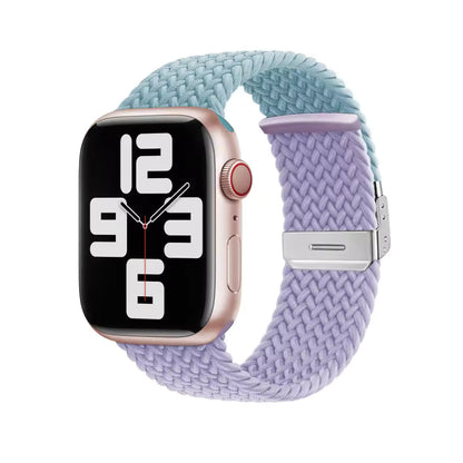 Adjustable Braided Nylon Strap for Apple Watch Ultra Band 49mm 46mm 45mm 44mm 41mm 42mm 40mm Series 11/10/9/8/7/6/5/SE