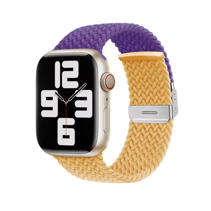 Adjustable Braided Nylon Strap for Apple Watch Ultra Band 49mm 46mm 45mm 44mm 41mm 42mm 40mm Series 11/10/9/8/7/6/5/SE