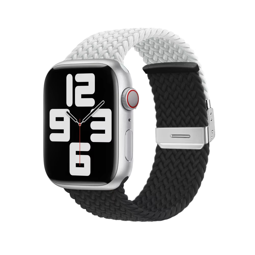 Adjustable Braided Nylon Strap for Apple Watch Ultra Band 49mm 46mm 45mm 44mm 41mm 42mm 40mm Series 11/10/9/8/7/6/5/SE