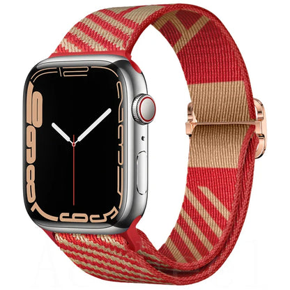 Adjustable Nylon Strap for Apple Watch Band iWatch Series Ultra/11/10/9/8/7/6/5/4/SE