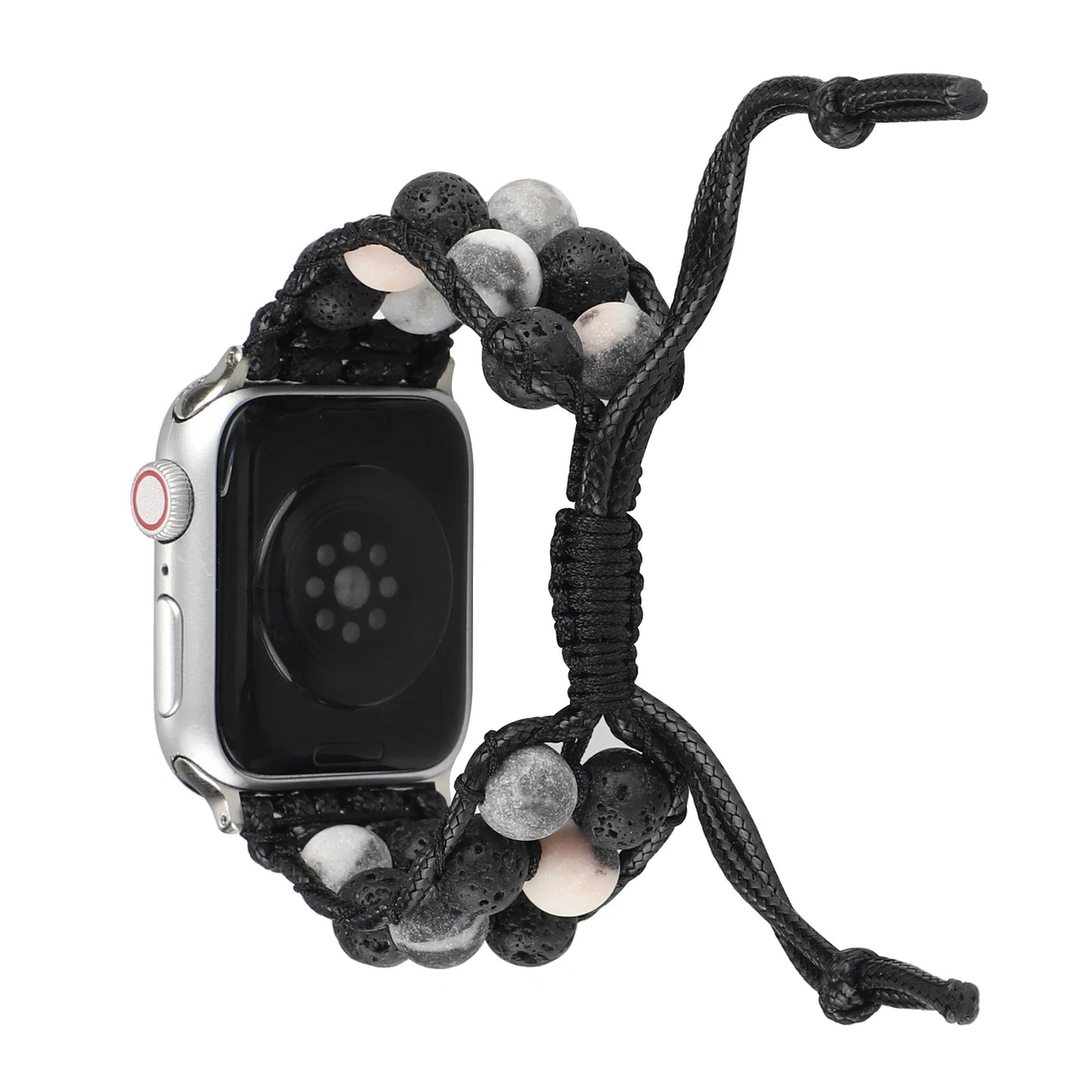 Agate Jewelry Braided Bracelet for Apple Watch Band iWatch Series Ultra2/10/9/8/7/6/5/4/SE