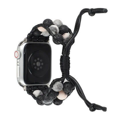 Agate Jewelry Braided Bracelet for Apple Watch Band iWatch Series Ultra2/10/9/8/7/6/5/4/SE