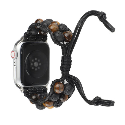 Agate Jewelry Braided Bracelet for Apple Watch Band iWatch Series Ultra2/10/9/8/7/6/5/4/SE