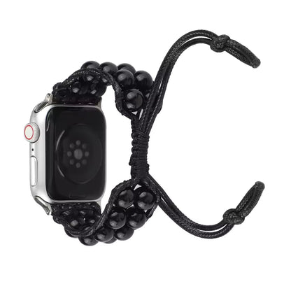 Agate Jewelry Braided Bracelet for Apple Watch Band iWatch Series Ultra2/10/9/8/7/6/5/4/SE