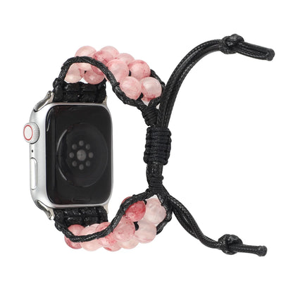 Agate Jewelry Braided Bracelet for Apple Watch Band iWatch Series Ultra2/10/9/8/7/6/5/4/SE