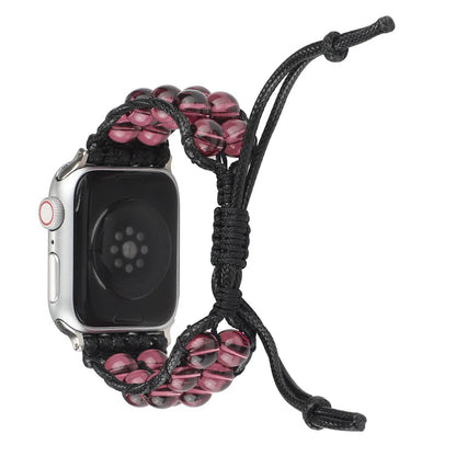 Agate Jewelry Braided Bracelet for Apple Watch Band iWatch Series Ultra2/10/9/8/7/6/5/4/SE