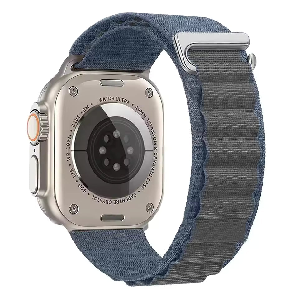 Alpine Nylon Sports Bracelet for Apple Watch Ultra3 Band 46mm 49mm 45mm 41mm 44mm 40mm 42mm Series 11/10/9/8/7/6/5/4/3/SE