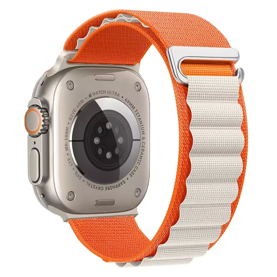 Alpine Nylon Sports Bracelet for Apple Watch Ultra3 Band 46mm 49mm 45mm 41mm 44mm 40mm 42mm Series 11/10/9/8/7/6/5/4/3/SE