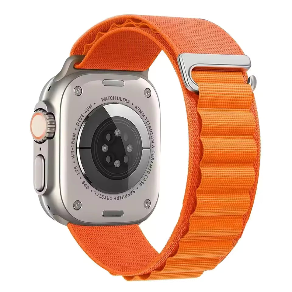 Alpine Nylon Sports Bracelet for Apple Watch Ultra3 Band 46mm 49mm 45mm 41mm 44mm 40mm 42mm Series 11/10/9/8/7/6/5/4/3/SE