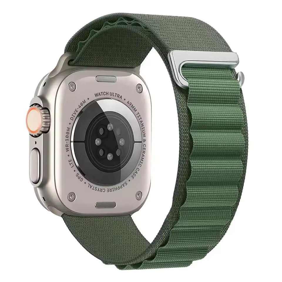 Alpine Nylon Sports Bracelet for Apple Watch Ultra3 Band 46mm 49mm 45mm 41mm 44mm 40mm 42mm Series 11/10/9/8/7/6/5/4/3/SE