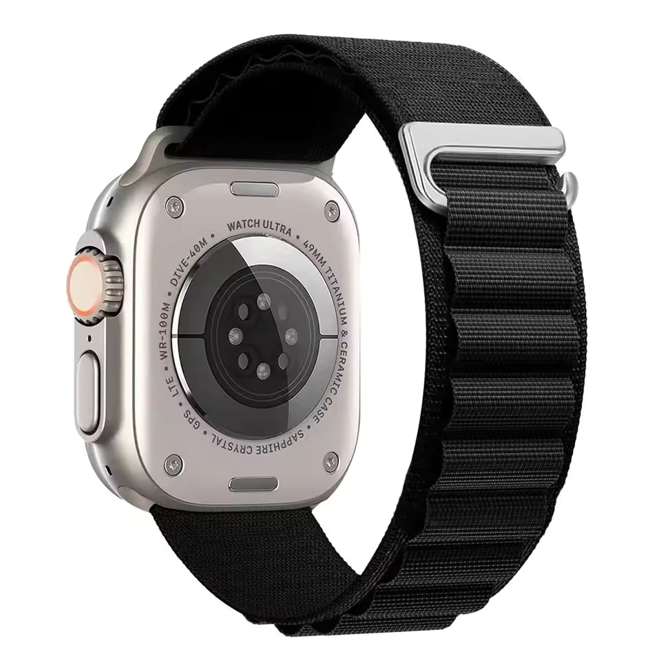 Alpine Nylon Sports Bracelet for Apple Watch Ultra3 Band 46mm 49mm 45mm 41mm 44mm 40mm 42mm Series 11/10/9/8/7/6/5/4/3/SE