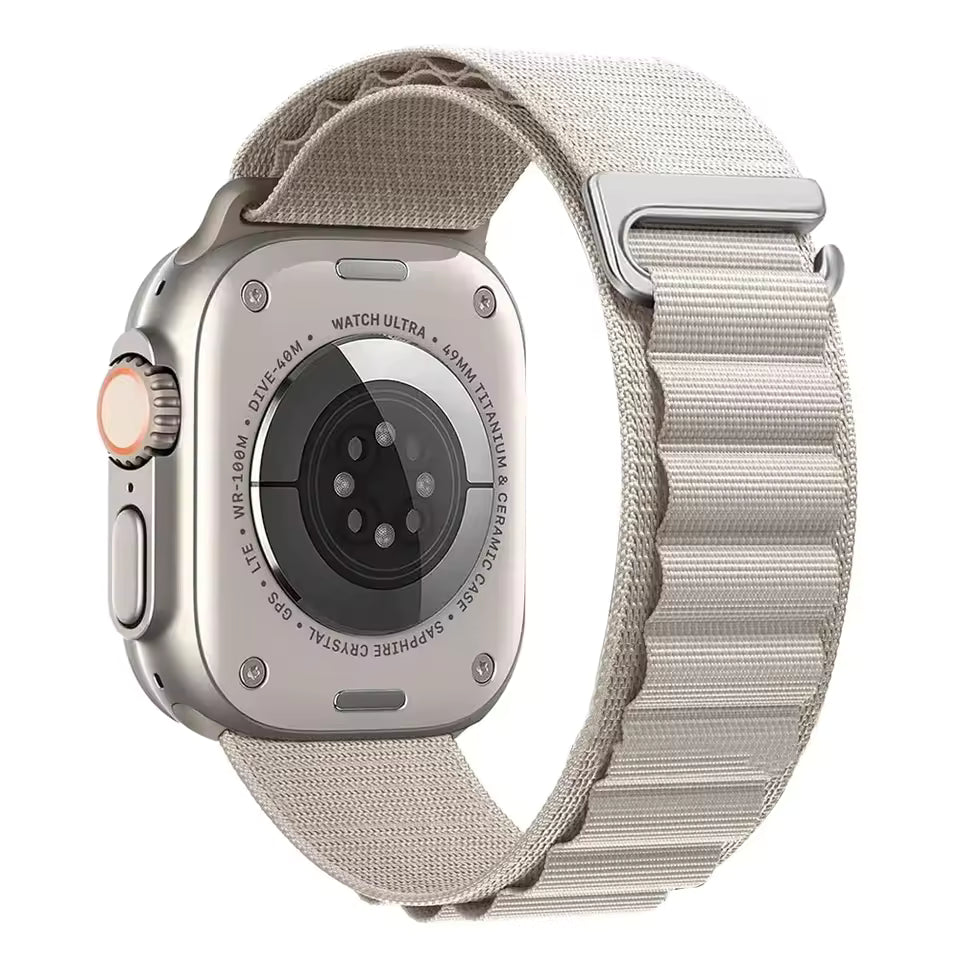 Alpine Nylon Sports Bracelet for Apple Watch Ultra3 Band 46mm 49mm 45mm 41mm 44mm 40mm 42mm Series 11/10/9/8/7/6/5/4/3/SE