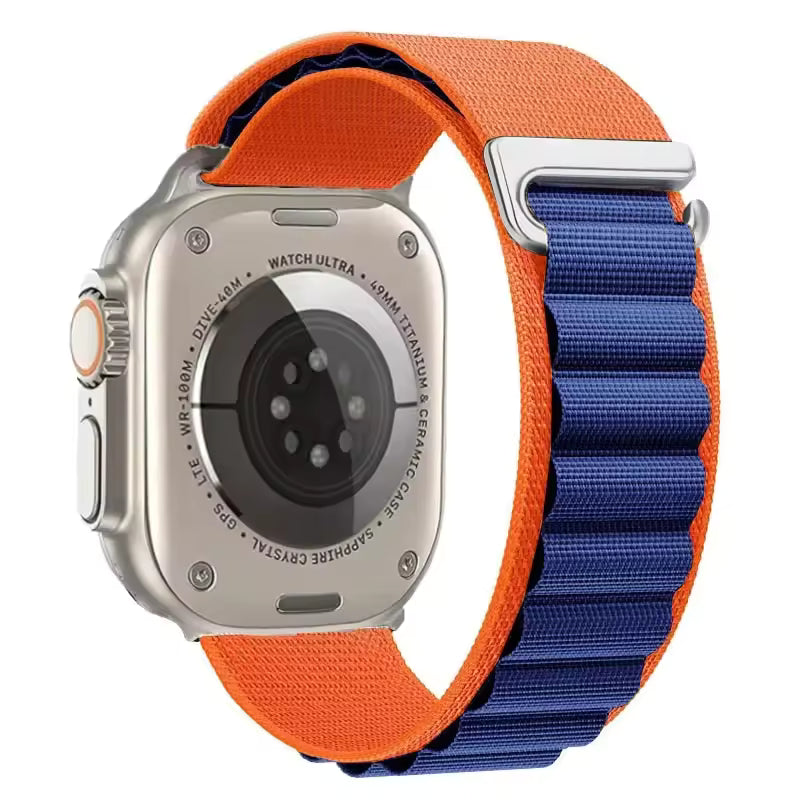 Alpine Nylon Sports Bracelet for Apple Watch Ultra3 Band 46mm 49mm 45mm 41mm 44mm 40mm 42mm Series 11/10/9/8/7/6/5/4/3/SE